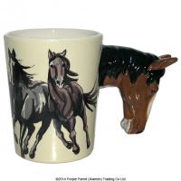  Shaped Handle Mug Horse - Year of the Horse Decal 