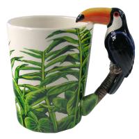  Shaped Handle Mug Tucan 