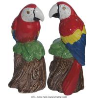  Salt & Pepper Set Rainforest Macaw Parrot 