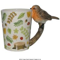  Woodland Animals Shaped Handle Mug Robin 