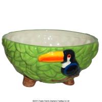  Ceramic Toucan Bowl 