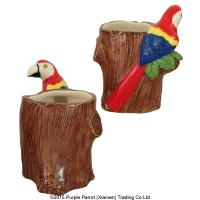  Ceramic Macaw Penholder 