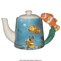 Shape Handle Teapot Clown Fish 