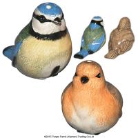  Salt & Pepper Set Robin & Blue Tit 