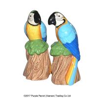  Blue Macaw Salt and Pepper Set 