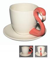  Flamingo Italian Coffee Cup 