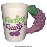  Grapes Bunch Shaped Handle Mug 