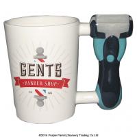  Barber Shop Shaped Handle Mug Shaver 