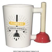  Plumbing Shaped Handle Tool Mug Plunger 