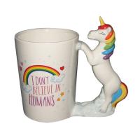  Unicorn Standing Shaped Handle Mug 