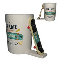  Shaped Handle Mug Skateboard 