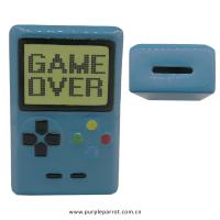  Game Over Ceramic Money Box Blue 