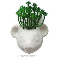  Ceramic Animal Head Wall Planter Koala 