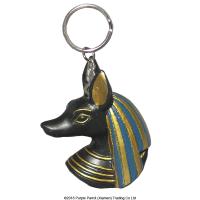  Resin Egyptian Keyring Anubis 