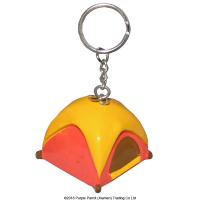  Resin Tent Keychain Yellow 