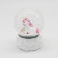  Lying Cartoon Unicorn Waterball, Cloud Base, Blue 