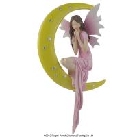 Wish Fairy Sitting in Crescent Moon 