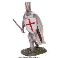  Crusader Knight with Sword Ready for Battle 29cm 