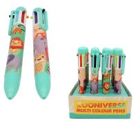  Zooniverse Zoo Animals 8 Colour Pen 