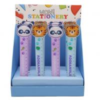 Acrylic Ruler - Adoramals - Tiger And Panda (Book15) 