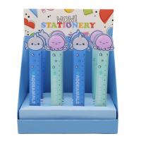 Acrylic Ruler - Adoramals Sealife - Shark And Octopus (Book39) 