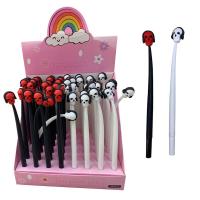  Skull with Headphone Silicone Pen 2 Colours Assorted 