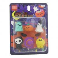  Small Erasers - Halloween - S/6 
