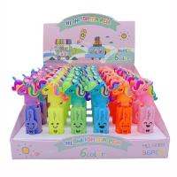  Highlighter Pen Unicorn 6 Colours Assorted Flat 