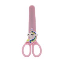  Safetey Scissors Unicorn Head Dark Pink 
