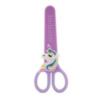  Safetey Scissors Unicorn Head Purple 
