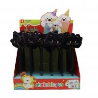  Black Cat, Plush Silicon Pen, Change Pen To Black 