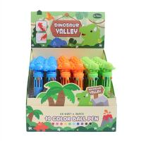  Stationery & Pens - Dinosaur Valley 10 Colour Multi Colour Pen 