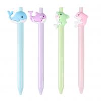  Purple Parrot Sealife Stationery Giftware Collection - Whale And Dolphin 0.5 Mm Gel Ink Pen 