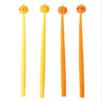  Silicone Pen Pumpkin With Face (Orange Only) 