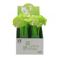  Lotus Pond Leaf With Dragonfly Silicone Pen - One Design 