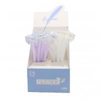  Purple Parrot Crystal Pen Collection - Crystal Dolphin Silicone Pen, 2 Colours (Dolphin Wrong Way Aroun 
