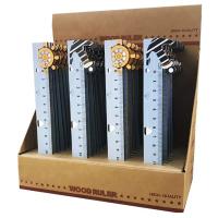  Wooden Ruler Nautical Wheel & Anchor 