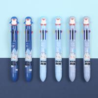 8 Colour Pen - Penguin Topper - 3 Assort 