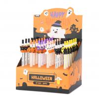  Purple Parrot Halloween Stationery Giftware Collection - Happy Halloween - Fine Tip Pen With Charm - 6 Assorted 