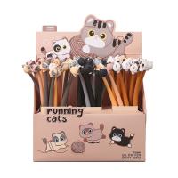  Running Cat Silicone Pen 6 Assorted 
