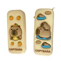  Capybara Silicone Pencil Case 2 Assorted 