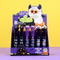  Trick Or Treat - 8 Colour Ballpoint Pen - 3 Assorted 