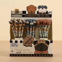  Purple Parrot Pets and Animals Stationery Giftware Collection - Combination Of Dog - Wooden Pencil With Eraser - 3 Assorted 