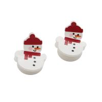  Small Hair Clasp Snowman A 
