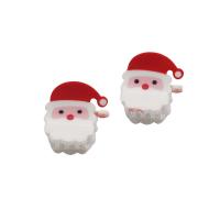  Small Hair Clasp Santa Head 