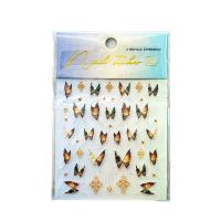  Metallic Butterfly-Nail Stickers 