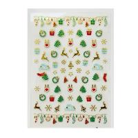  Metallic Christmas-Nail Stickers 