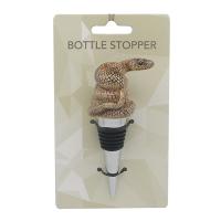  Bottle Stopper, Coiled Snake 
