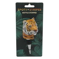  Bottle Stopper, Tiger Head and Neck 