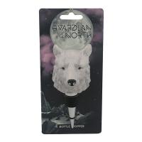  Bottle Stopper, Wolf Head 